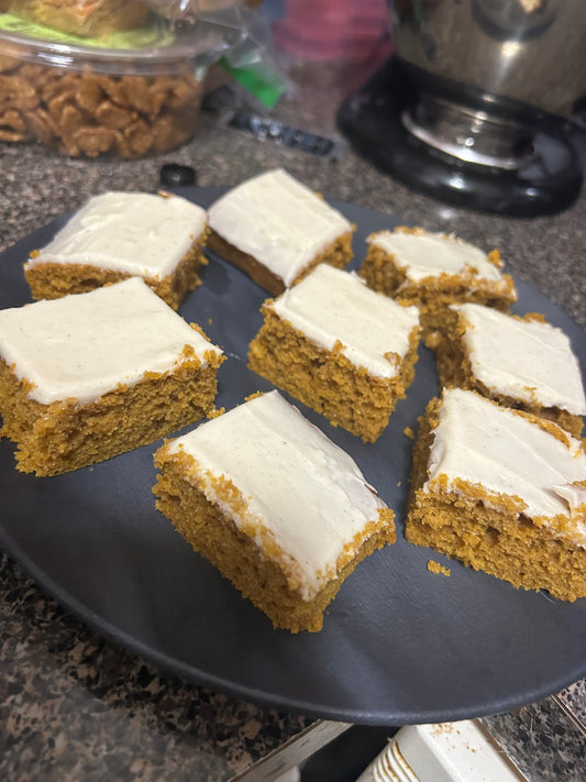 Pumpkin Cake Bar