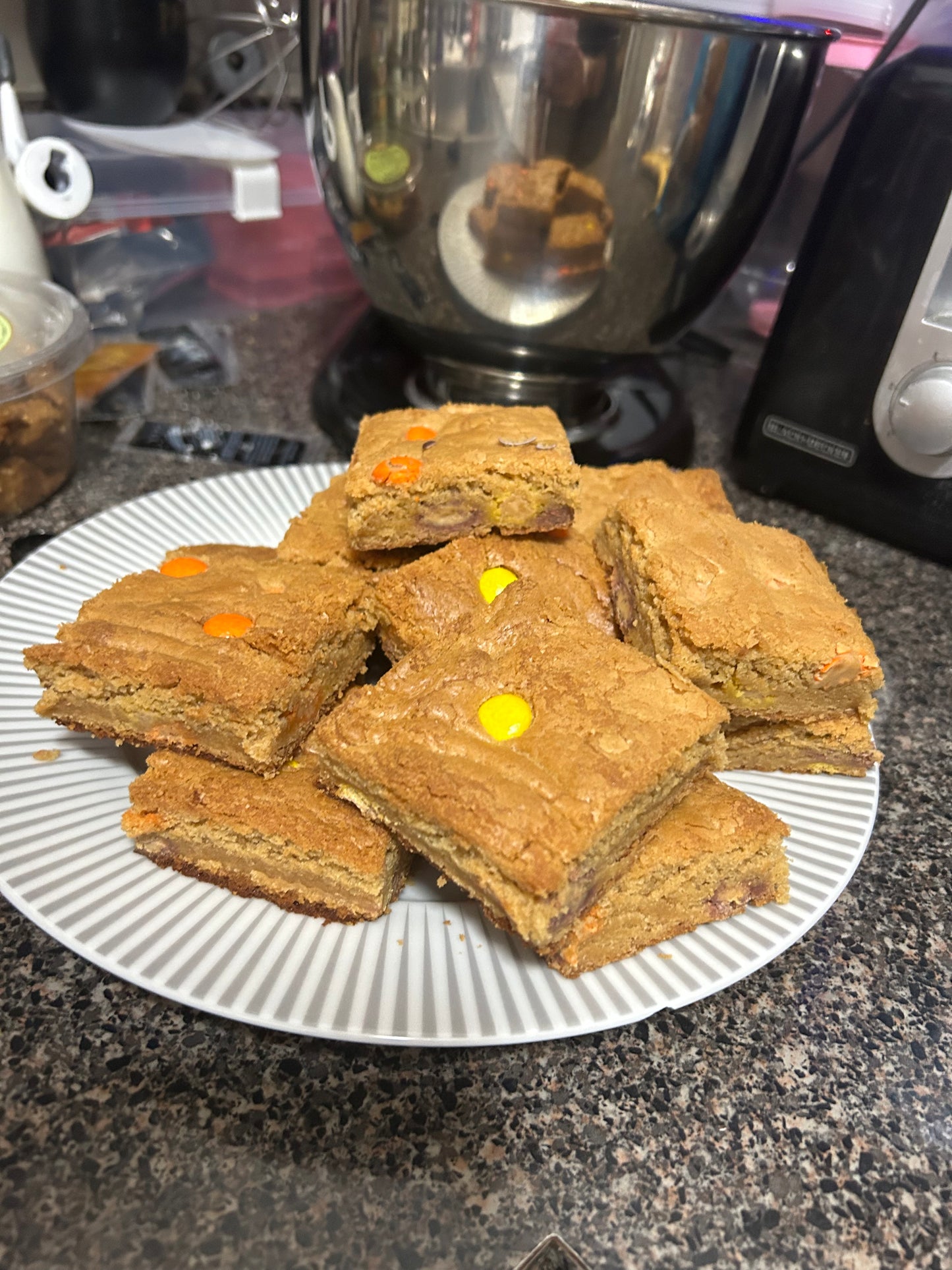 Peanut Butter Blondies